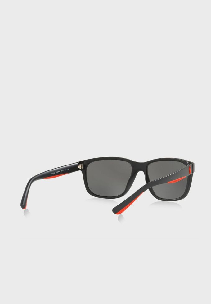 Gafas de sol cuadradas Ralph Lauren 57326G para hombre, color negro Gafas de sol cuadradas Ralph Lauren 57326G para hombre, color negro