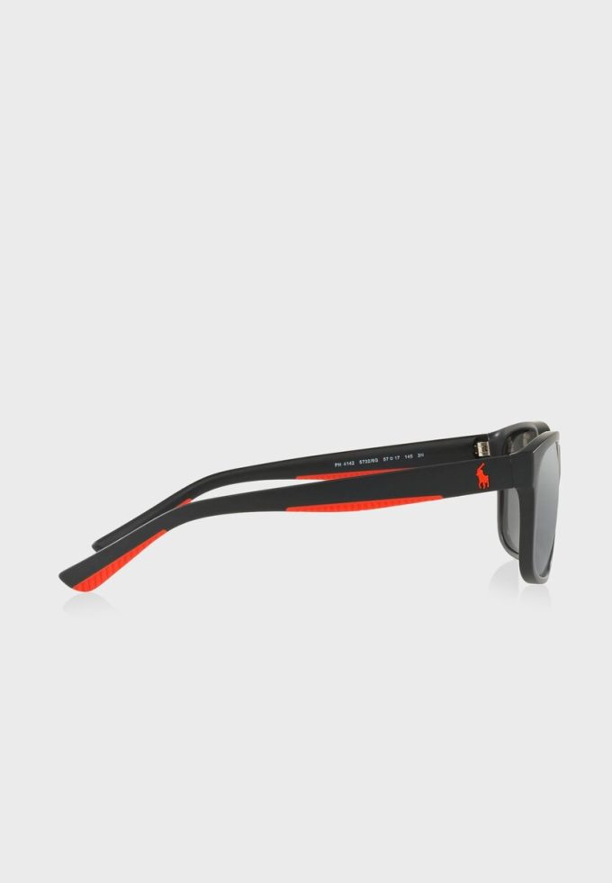 Gafas de sol cuadradas Ralph Lauren 57326G para hombre, color negro Gafas de sol cuadradas Ralph Lauren 57326G para hombre, color negro