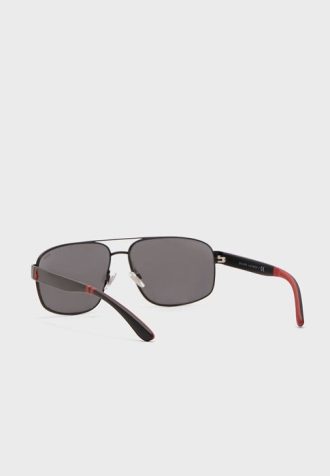 Gafas de sol de aviador Ralph Lauren 0Ph3112 para hombre, color negro