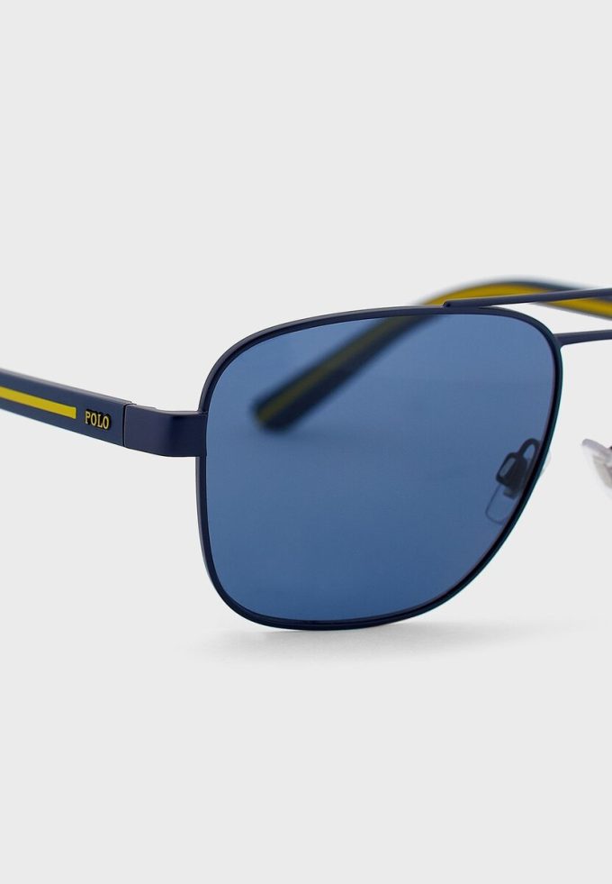 Gafas de sol de aviador Ralph Lauren 0Ph3138 para hombre en azul Gafas de sol de aviador Ralph Lauren 0Ph3138 para hombre en azul
