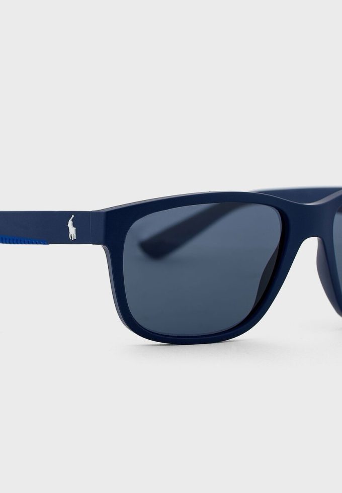 Gafas de sol de aviador Ralph Lauren 0Ph4142 para hombre en azul marino Gafas de sol de aviador Ralph Lauren 0Ph4142 para hombre en azul marino
