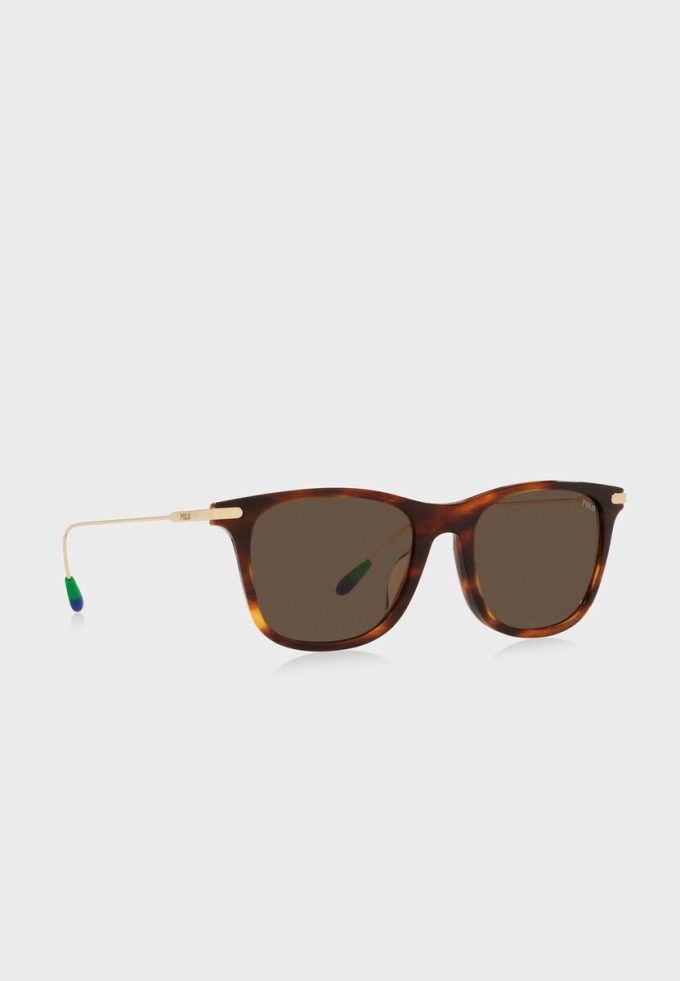 Gafas de sol de aviador Ralph Lauren 0Ph4179U marrones para hombre
