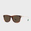 Gafas de sol de aviador Ralph Lauren 0Ph4179U marrones para hombre