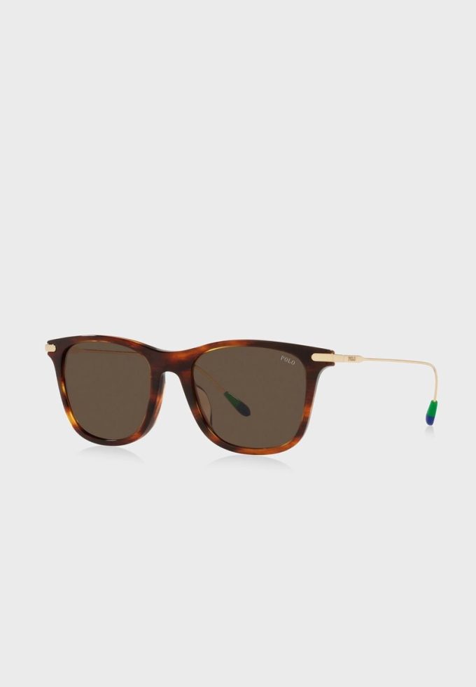 Gafas de sol de aviador Ralph Lauren 0Ph4179U marrones para hombre