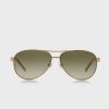 Gafas de sol de aviador Ralph Lauren 0RA4004 doradas para mujer