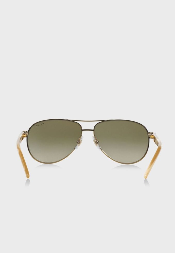 Gafas de sol de aviador Ralph Lauren 0RA4004 doradas para mujer