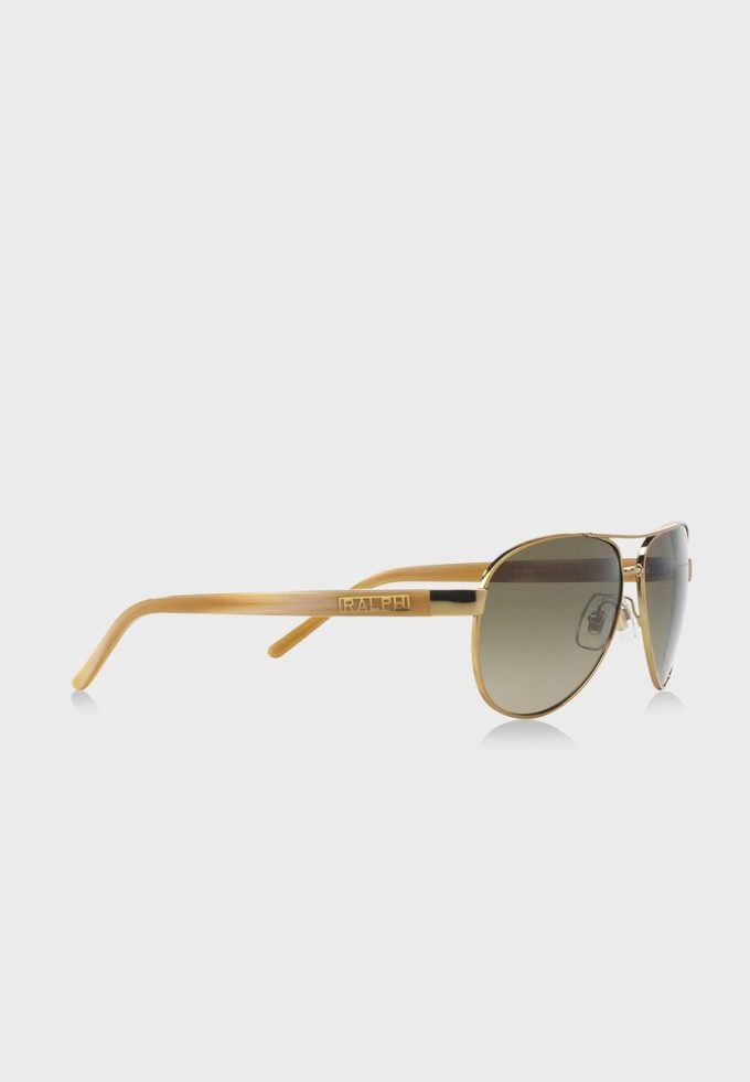 Gafas de sol de aviador Ralph Lauren 0RA4004 doradas para mujer