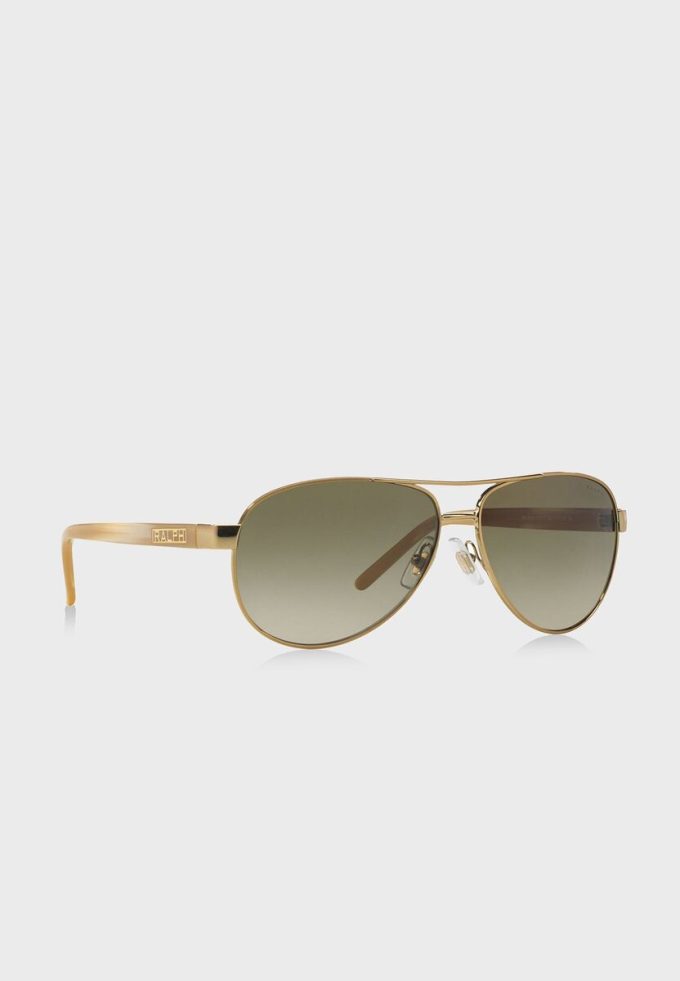 Gafas de sol de aviador Ralph Lauren 0RA4004 doradas para mujer
