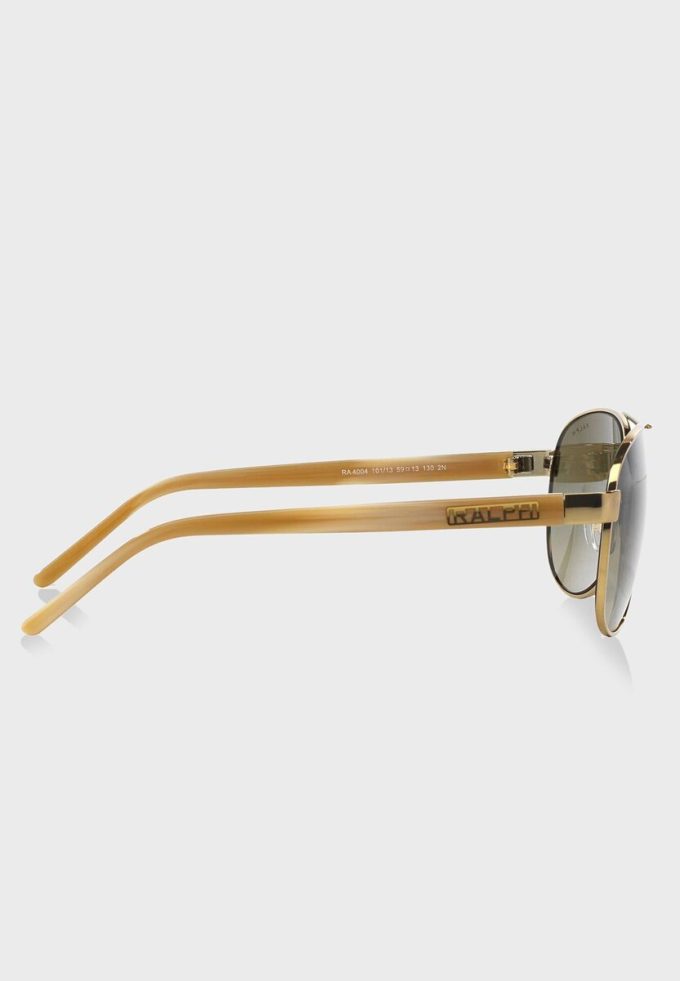 Gafas de sol de aviador Ralph Lauren 0RA4004 doradas para mujer
