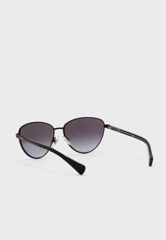 Gafas de sol de aviador Ralph Lauren 0Ra4134 para mujer, color negro