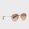 Gafas de sol de aviador Ralph Lauren 0Ra4135 plateadas para mujer