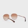 Gafas de sol de aviador Ralph Lauren 0Ra4135 plateadas para mujer