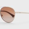 Gafas de sol de aviador Ralph Lauren 0Ra4135 plateadas para mujer