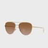 Gafas de sol de aviador Ralph Lauren 0Ra4139 doradas para mujer