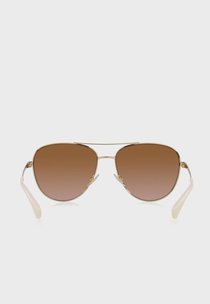 Gafas de sol de aviador Ralph Lauren 0Ra4139 doradas para mujer