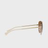 Gafas de sol de aviador Ralph Lauren 0Ra4139 doradas para mujer