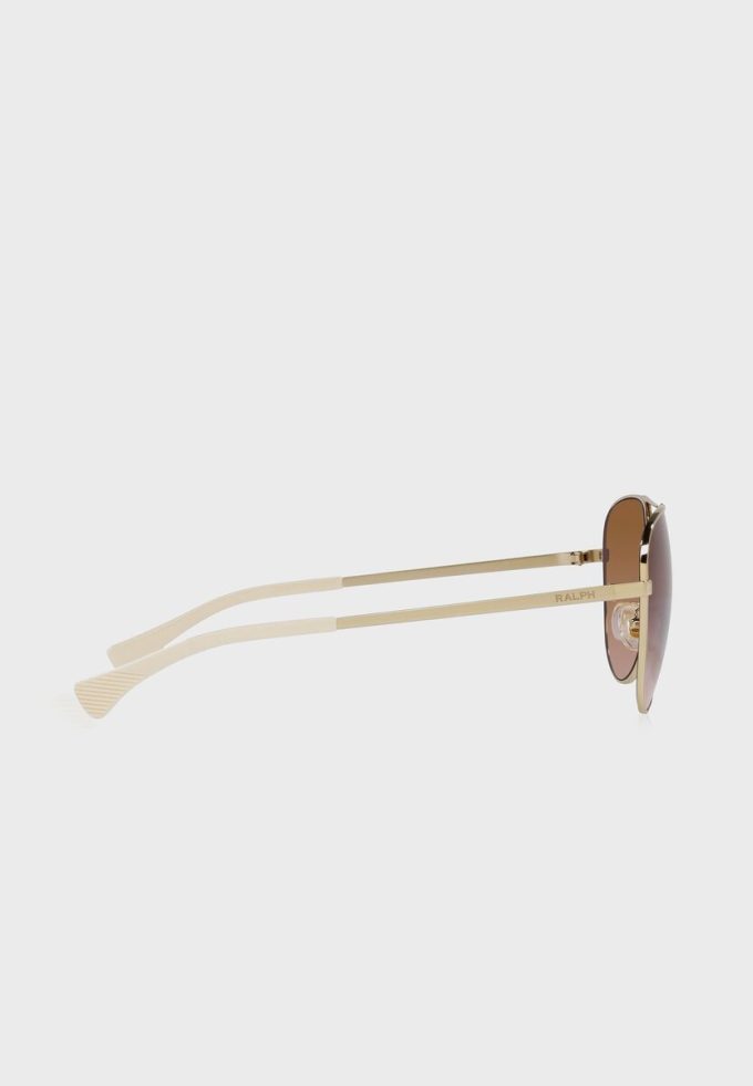 Gafas de sol de aviador Ralph Lauren 0Ra4139 doradas para mujer