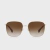 Gafas de sol extragrandes Ralph Lauren 0Ra4136 doradas para mujer Gafas de sol extragrandes Ralph Lauren 0Ra4136 doradas para mujer