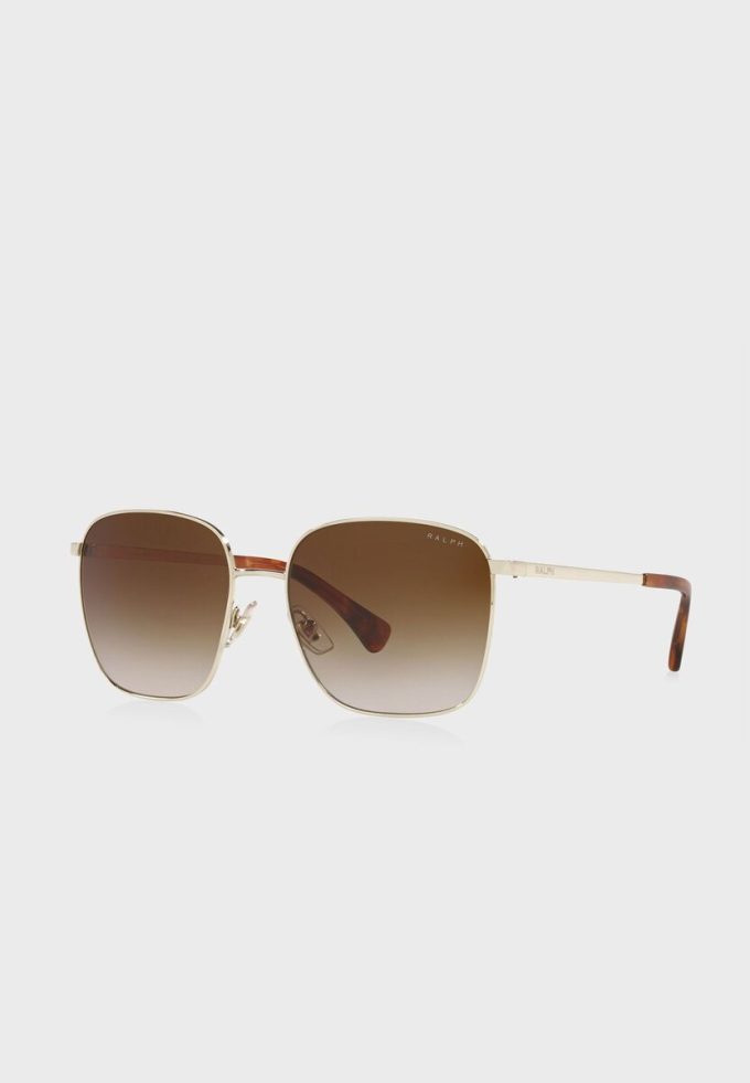 Gafas de sol extragrandes Ralph Lauren 0Ra4136 doradas para mujer Gafas de sol extragrandes Ralph Lauren 0Ra4136 doradas para mujer