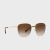 Gafas de sol extragrandes Ralph Lauren 0Ra4136 doradas para mujer Gafas de sol extragrandes Ralph Lauren 0Ra4136 doradas para mujer