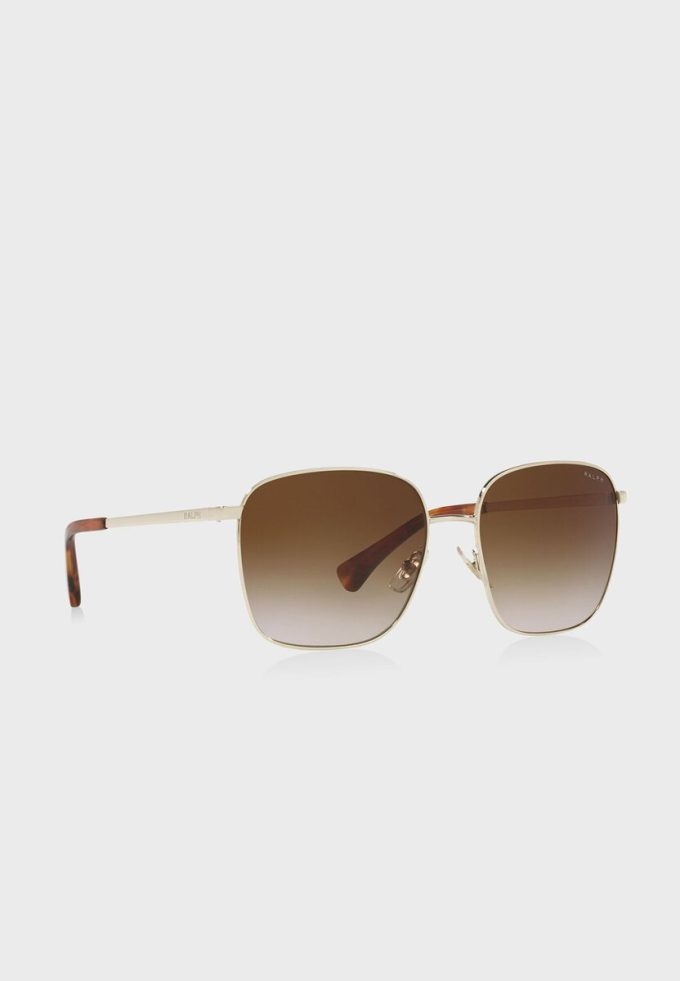 Gafas de sol extragrandes Ralph Lauren 0Ra4136 doradas para mujer Gafas de sol extragrandes Ralph Lauren 0Ra4136 doradas para mujer