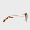 Gafas de sol extragrandes Ralph Lauren 0Ra4136 doradas para mujer Gafas de sol extragrandes Ralph Lauren 0Ra4136 doradas para mujer