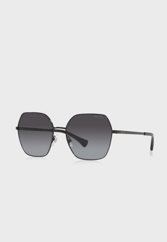 Gafas de sol extragrandes Ralph Lauren 0Ra4138 para mujer, color negro