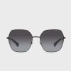 Gafas de sol extragrandes Ralph Lauren 0Ra4138 para mujer, color negro
