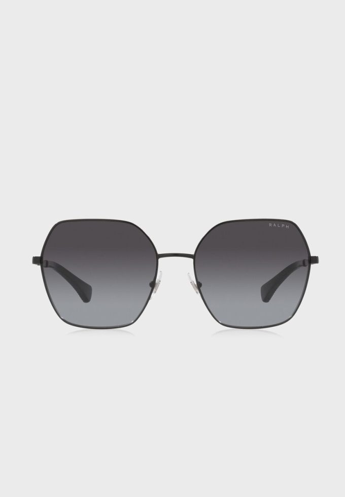 Gafas de sol extragrandes Ralph Lauren 0Ra4138 para mujer, color negro