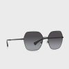 Gafas de sol extragrandes Ralph Lauren 0Ra4138 para mujer, color negro