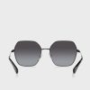 Gafas de sol extragrandes Ralph Lauren 0Ra4138 para mujer, color negro