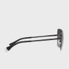 Gafas de sol extragrandes Ralph Lauren 0Ra4138 para mujer, color negro