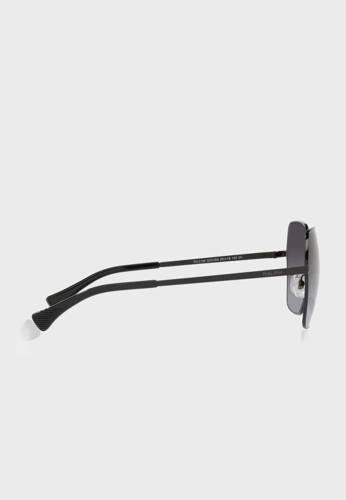 Gafas de sol extragrandes Ralph Lauren 0Ra4138 para mujer, color negro