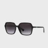 Gafas de sol extragrandes Ralph Lauren 0Ra5291U para mujer, color negro