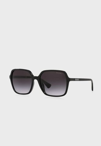 Gafas de sol extragrandes Ralph Lauren 0Ra5291U para mujer, color negro