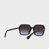 Gafas de sol extragrandes Ralph Lauren 0Ra5291U para mujer, color negro