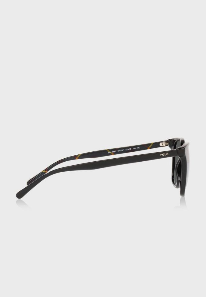 Gafas de sol negras Ralph Lauren 0Ph4187 Wayfarers para hombre