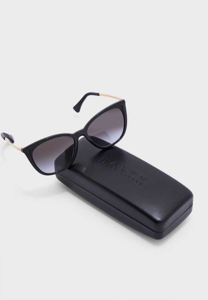 Gafas de sol negras Ralph Lauren 0Ra5280 Wayfarers para mujer
