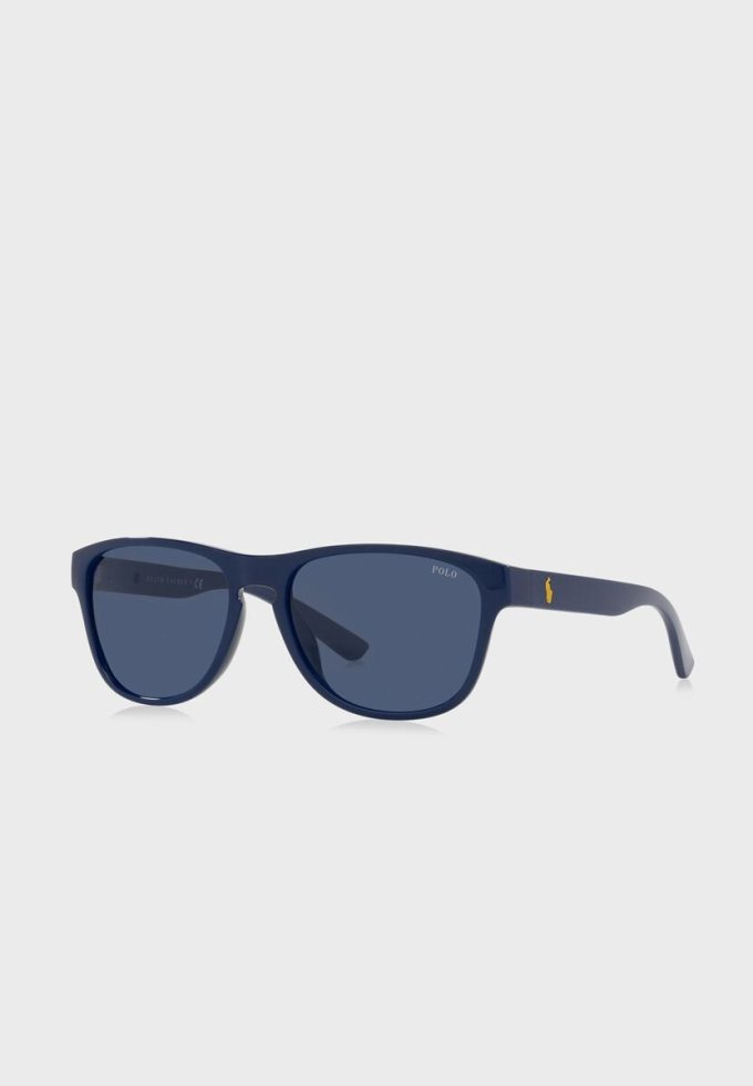 Gafas de sol ovaladas Ralph Lauren azules para hombre Gafas de sol ovaladas Ralph Lauren azules para hombre