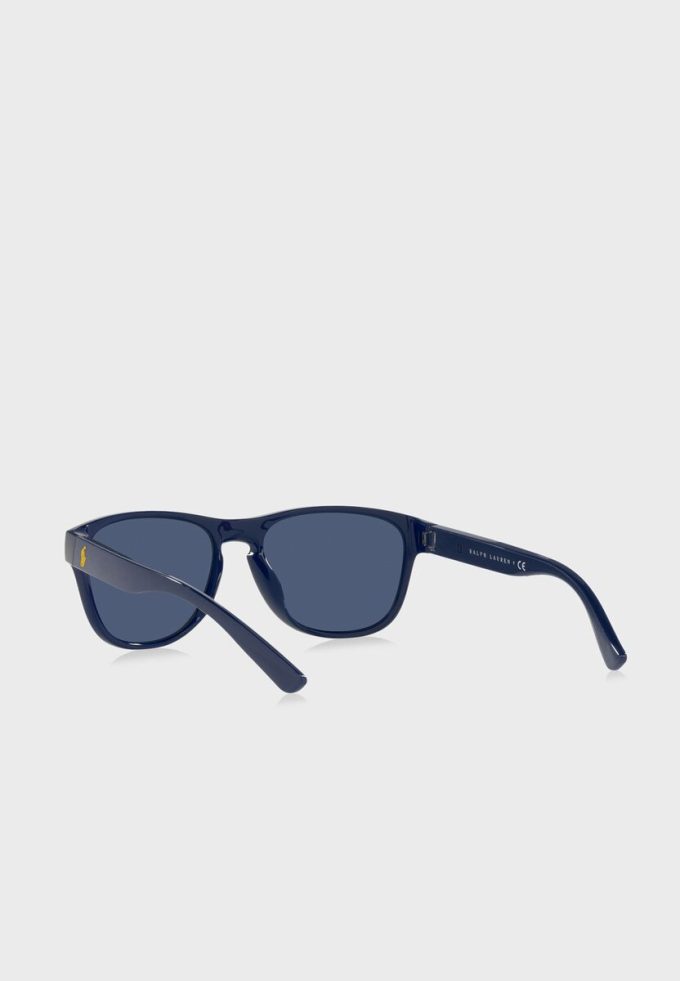 Gafas de sol ovaladas Ralph Lauren azules para hombre Gafas de sol ovaladas Ralph Lauren azules para hombre