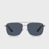Gafas de sol Ralph Lauren 0Ph3137 Clubmaster plateadas para hombre