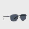 Gafas de sol Ralph Lauren 0Ph3137 Clubmaster plateadas para hombre