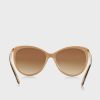 Gafas de sol Ralph Lauren 0RA5150 Cat Eye para mujer, color negro