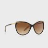 Gafas de sol Ralph Lauren 0RA5150 Cat Eye para mujer, color negro