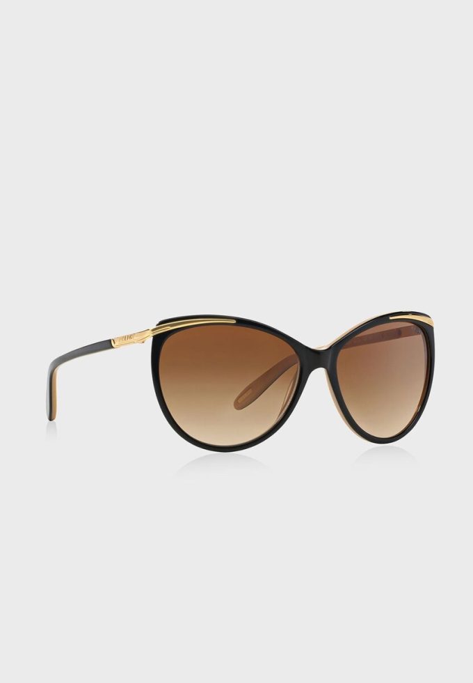 Gafas de sol Ralph Lauren 0RA5150 Cat Eye para mujer, color negro
