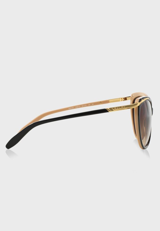Gafas de sol Ralph Lauren 0RA5150 Cat Eye para mujer, color negro