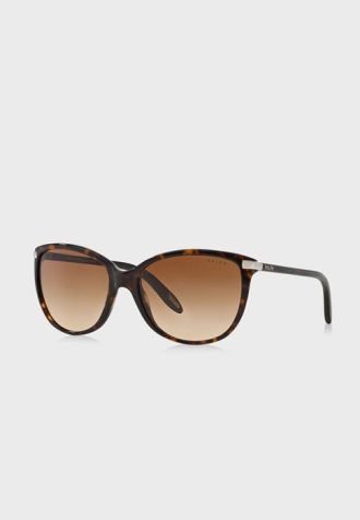 Gafas de sol Ralph Lauren 0RA5160 Butterfly para mujer, color marrón