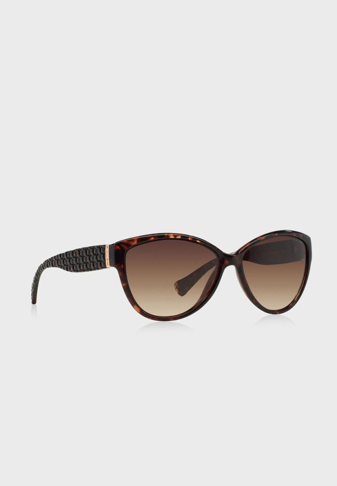 Gafas de sol Ralph Lauren 0RA5176 Butterfly para mujer, color marrón Gafas de sol Ralph Lauren 0RA5176 Butterfly para mujer, color marrón