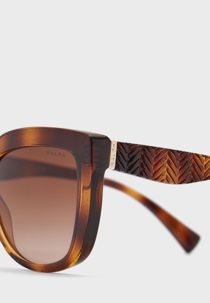 Gafas de sol Ralph Lauren 0Ra5254 Butterfly para mujer, color marrón Gafas de sol Ralph Lauren 0Ra5254 Butterfly para mujer, color marrón