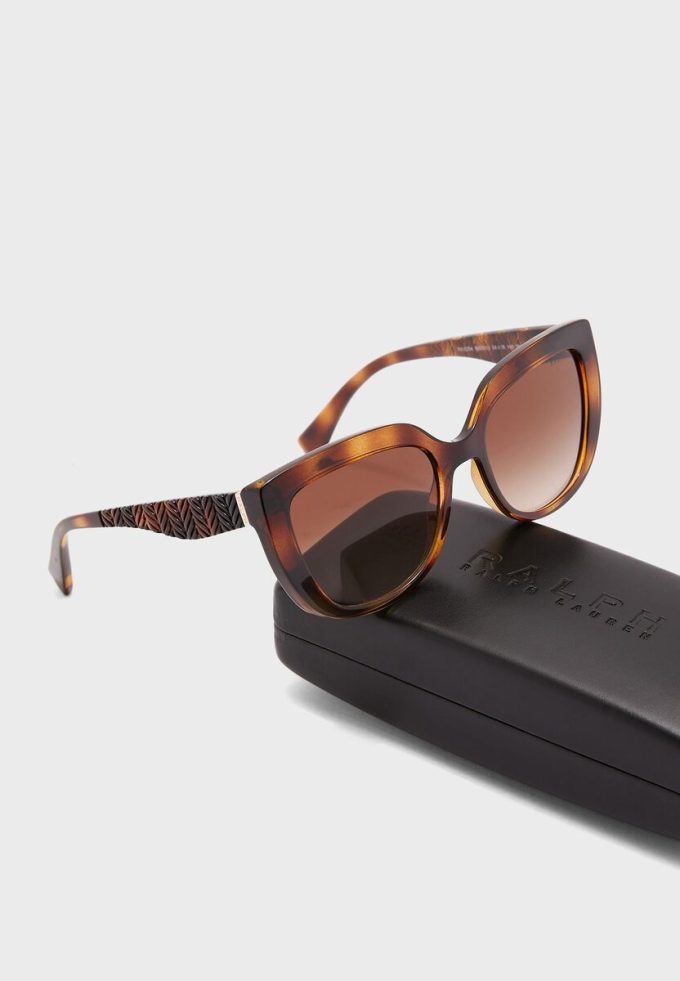Gafas de sol Ralph Lauren 0Ra5254 Butterfly para mujer, color marrón Gafas de sol Ralph Lauren 0Ra5254 Butterfly para mujer, color marrón